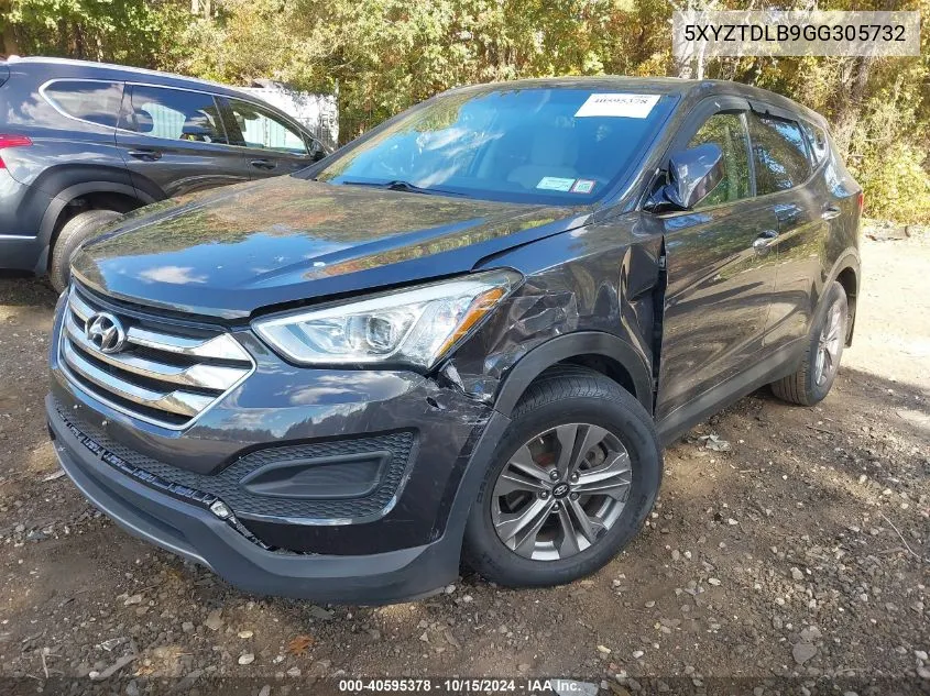 2016 Hyundai Santa Fe Sport 2.4L VIN: 5XYZTDLB9GG305732 Lot: 40595378