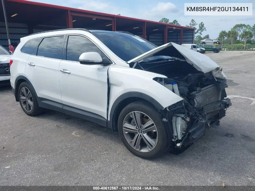 KM8SR4HF2GU134411 2016 Hyundai Santa Fe Se