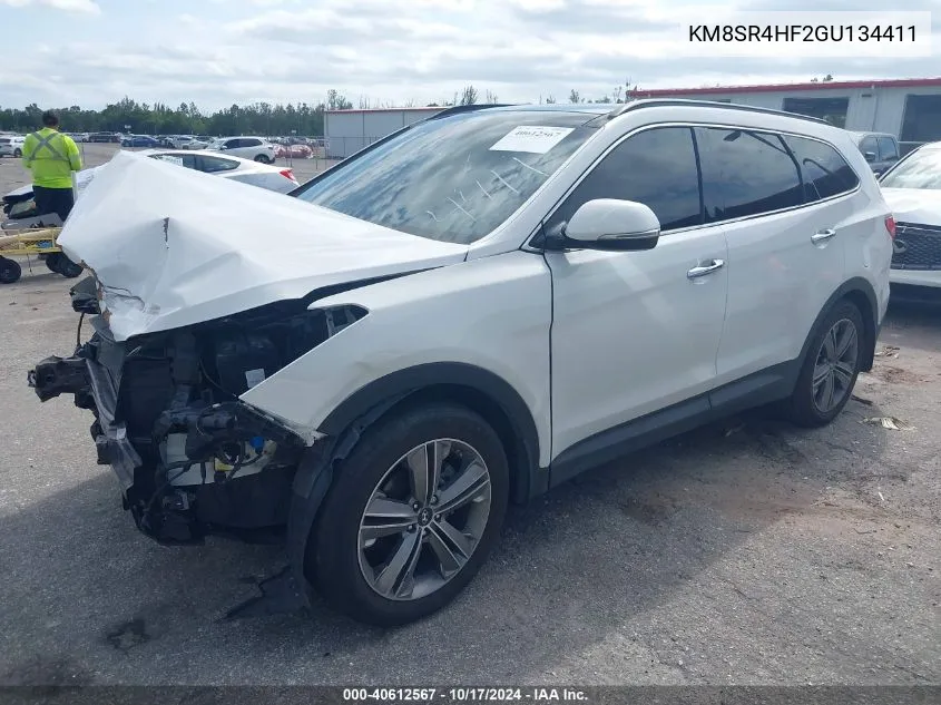 KM8SR4HF2GU134411 2016 Hyundai Santa Fe Se