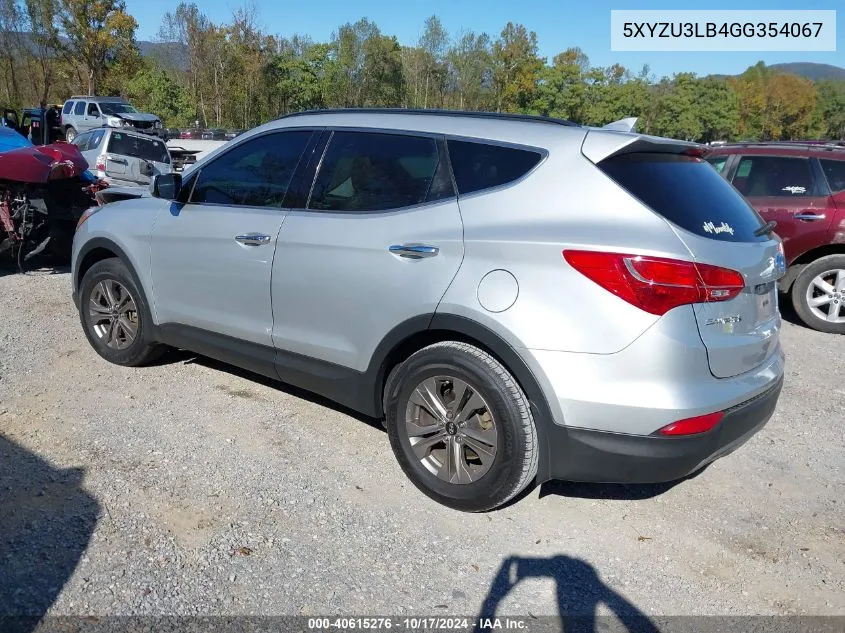 5XYZU3LB4GG354067 2016 Hyundai Santa Fe Sport