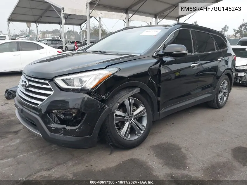 KM8SR4HF7GU145243 2016 Hyundai Santa Fe Se/Limited