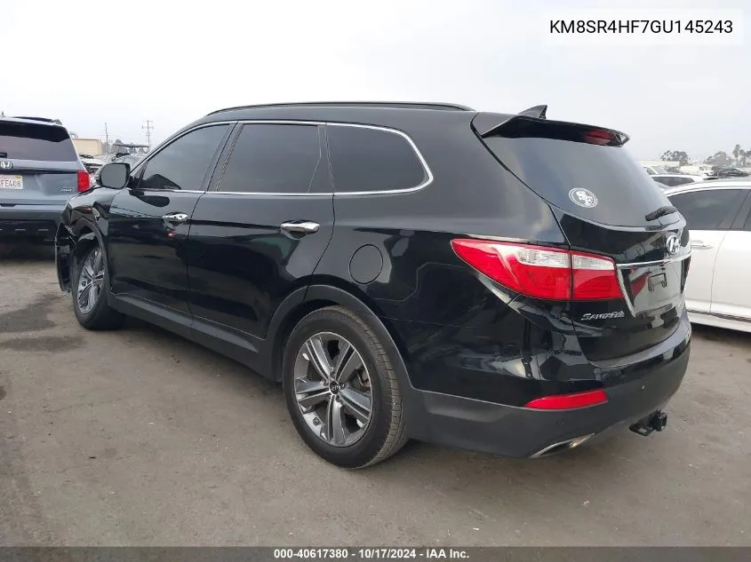 KM8SR4HF7GU145243 2016 Hyundai Santa Fe Se/Limited