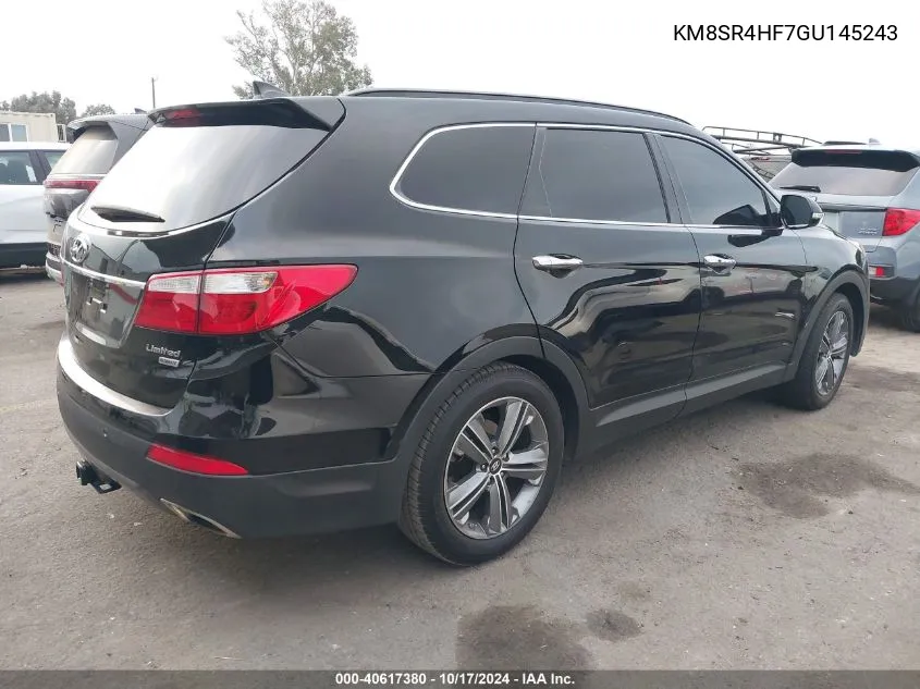 KM8SR4HF7GU145243 2016 Hyundai Santa Fe Se/Limited