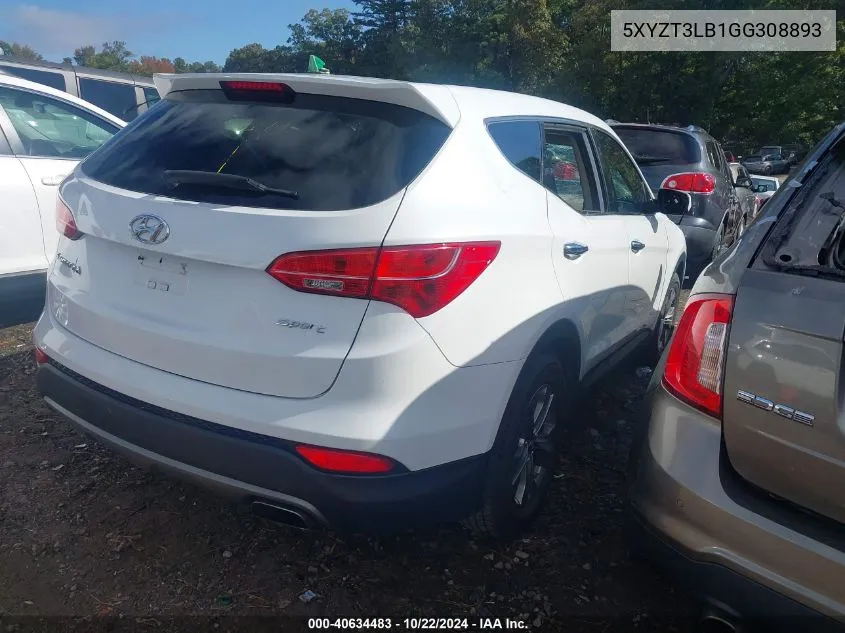 5XYZT3LB1GG308893 2016 Hyundai Santa Fe Sport 2.4L