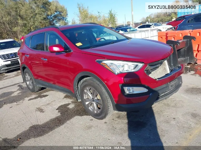 2016 Hyundai Santa Fe Sport 2.4L VIN: 5XYZU3LB8GG335408 Lot: 40787544