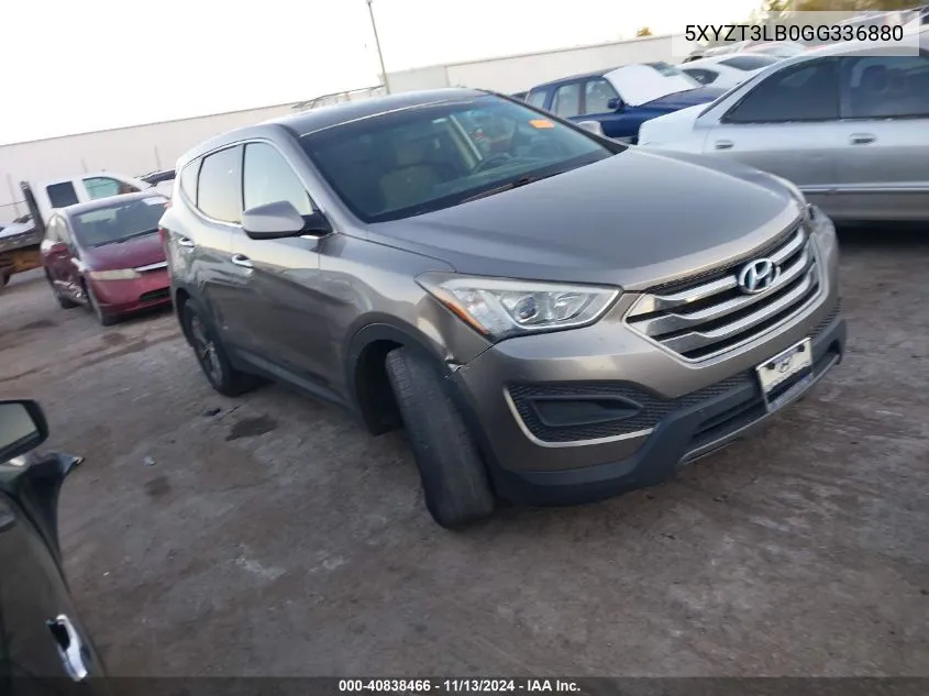 2016 Hyundai Santa Fe Sport 2.4L VIN: 5XYZT3LB0GG336880 Lot: 40838466