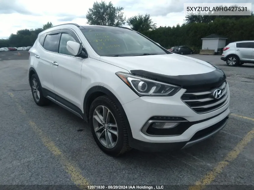 2017 Hyundai Santa Fe Sport VIN: 5XYZUDLA9HG427531 Lot: 12071830