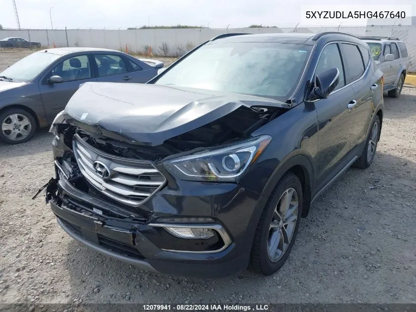 5XYZUDLA5HG467640 2017 Hyundai Santa Fe Sport