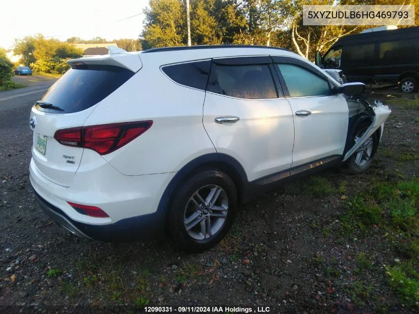 2017 Hyundai Santa Fe Sport 2.4 Premium VIN: 5XYZUDLB6HG469793 Lot: 12090331