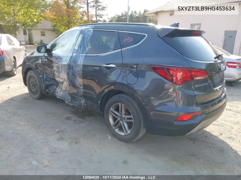 5XYZT3LB9HG453634 2017 Hyundai Santa Fe Sport