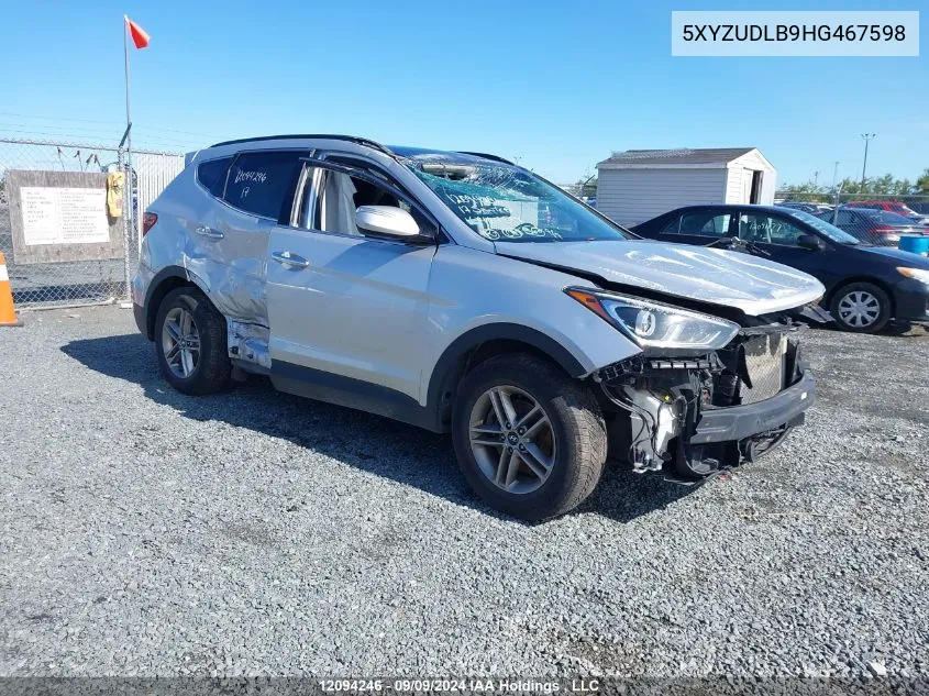 5XYZUDLB9HG467598 2017 Hyundai Santa Fe Sport 2.4 Se