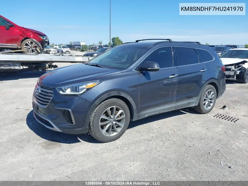 2017 Hyundai Santa Fe Se/Limited VIN: KM8SNDHF7HU241970 Lot: 12095556