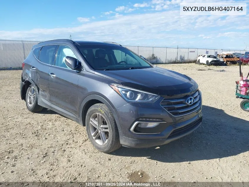 2017 Hyundai Santa Fe Sport 2.4 Se VIN: 5XYZUDLB6HG407164 Lot: 12107351