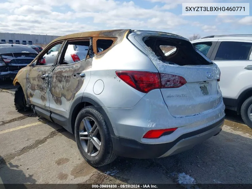 5XYZT3LBXHG460771 2017 Hyundai Santa Fe Sport 2.4L