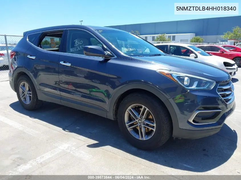 5NMZTDLB4HH018340 2017 Hyundai Santa Fe Sport 2.4L