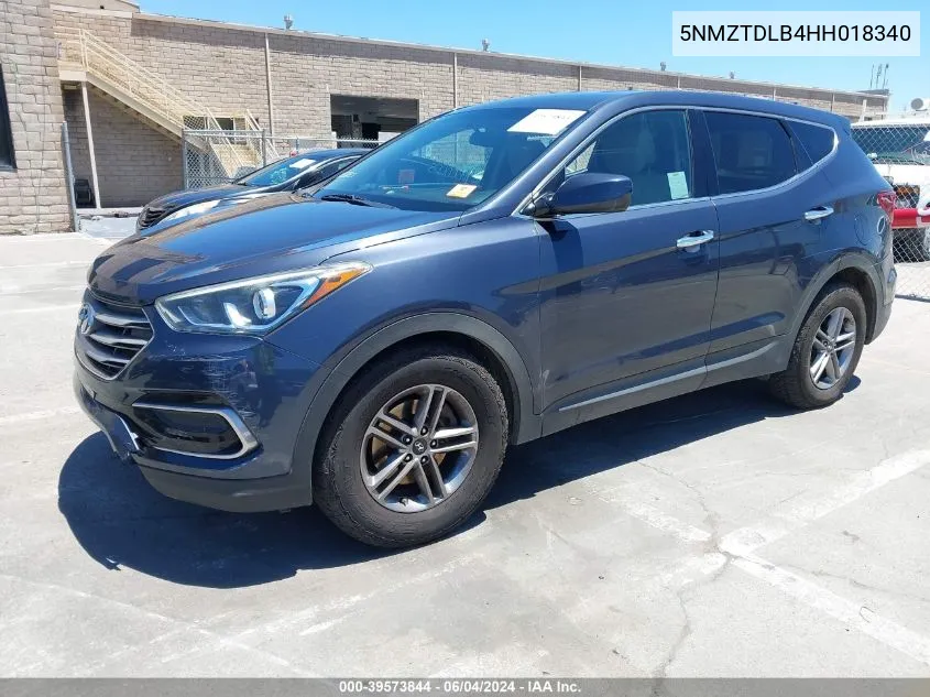 2017 Hyundai Santa Fe Sport 2.4L VIN: 5NMZTDLB4HH018340 Lot: 39573844