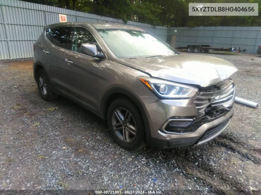 2017 Hyundai Santa Fe Sport 2.4L VIN: 5XYZTDLB8HG404656 Lot: 39721301