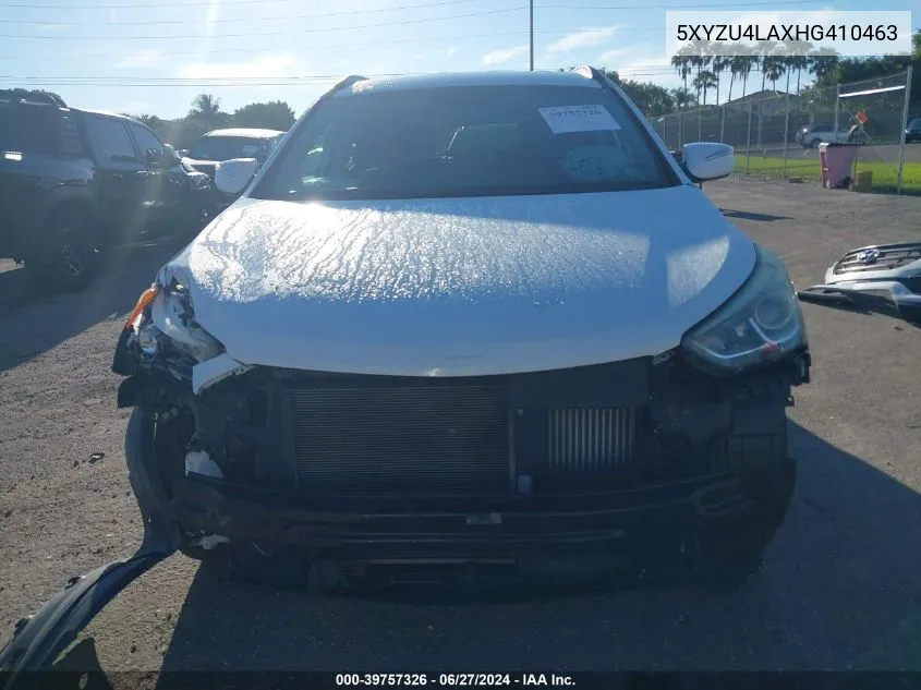 5XYZU4LAXHG410463 2017 Hyundai Santa Fe Sport 2.0T