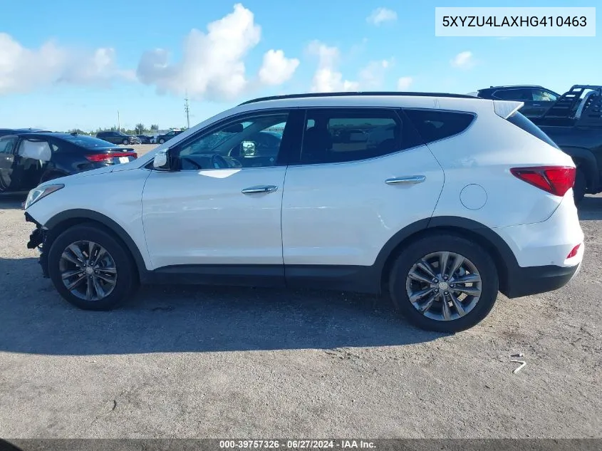 5XYZU4LAXHG410463 2017 Hyundai Santa Fe Sport 2.0T