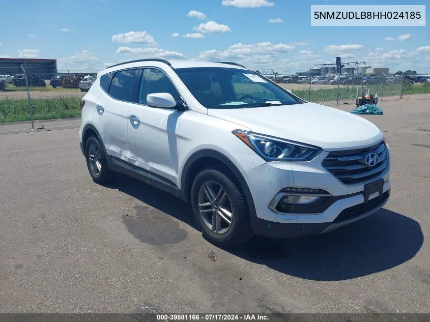 5NMZUDLB8HH024185 2017 Hyundai Santa Fe Sport 2.4L