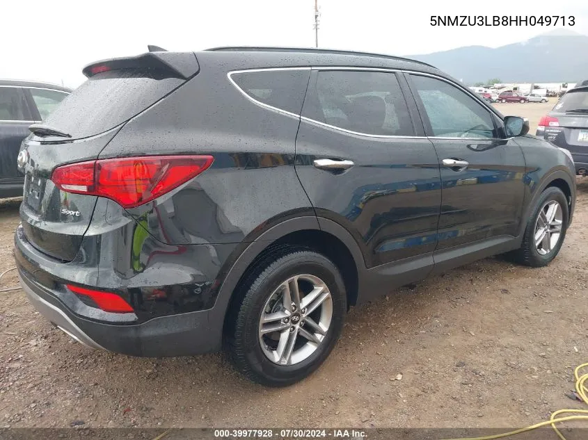 2017 Hyundai Santa Fe Sport 2.4L VIN: 5NMZU3LB8HH049713 Lot: 39977928