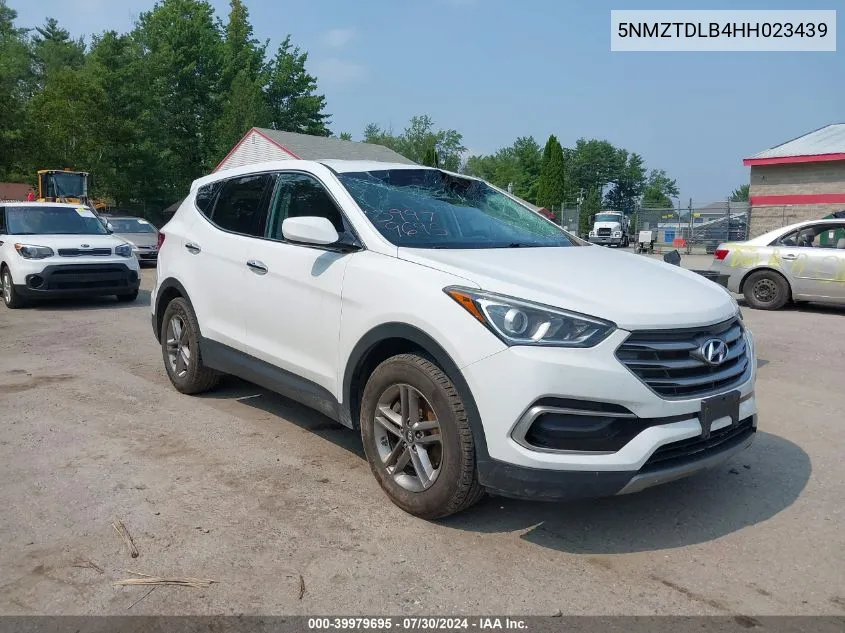 2017 Hyundai Santa Fe Sport 2.4L VIN: 5NMZTDLB4HH023439 Lot: 39979695