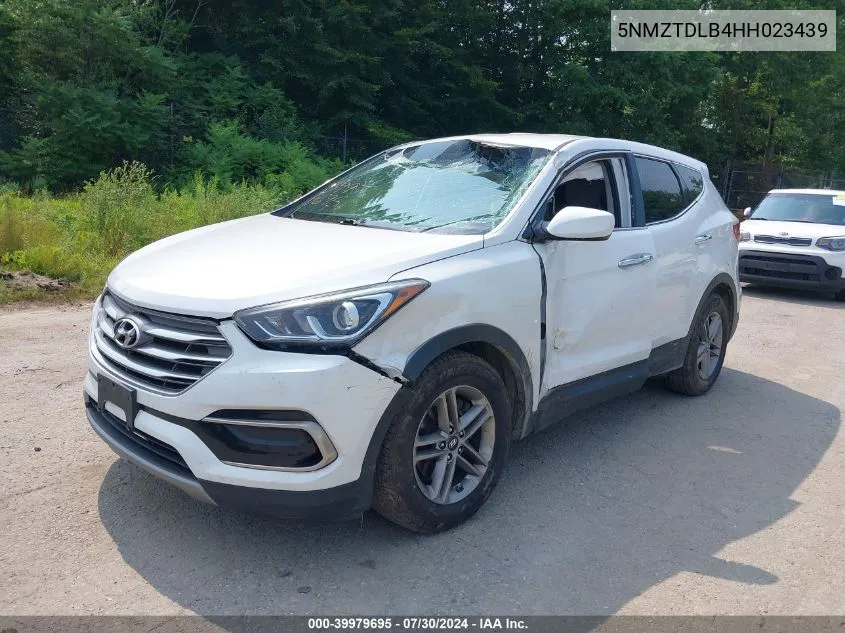 2017 Hyundai Santa Fe Sport 2.4L VIN: 5NMZTDLB4HH023439 Lot: 39979695