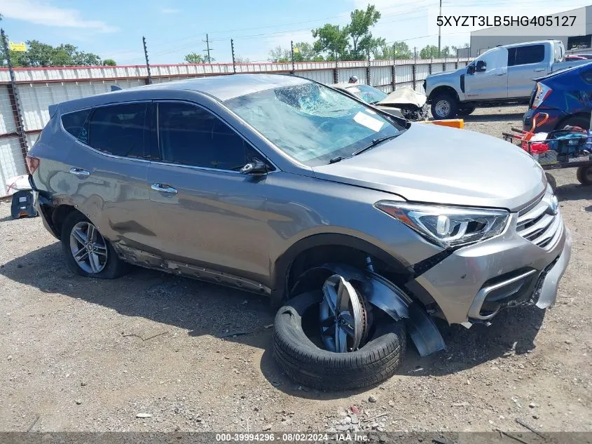 2017 Hyundai Santa Fe Sport 2.4L VIN: 5XYZT3LB5HG405127 Lot: 39994296