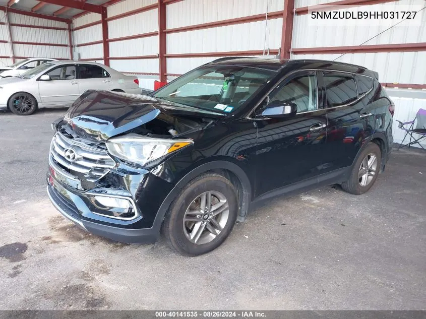 5NMZUDLB9HH031727 2017 Hyundai Santa Fe Sport 2.4L