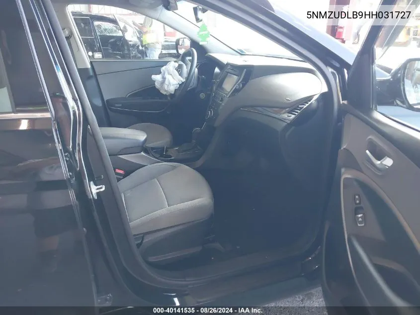 5NMZUDLB9HH031727 2017 Hyundai Santa Fe Sport 2.4L