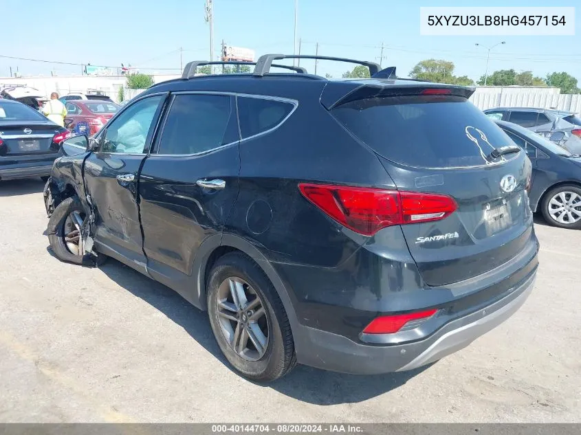 2017 Hyundai Santa Fe Sport VIN: 5XYZU3LB8HG457154 Lot: 40144704