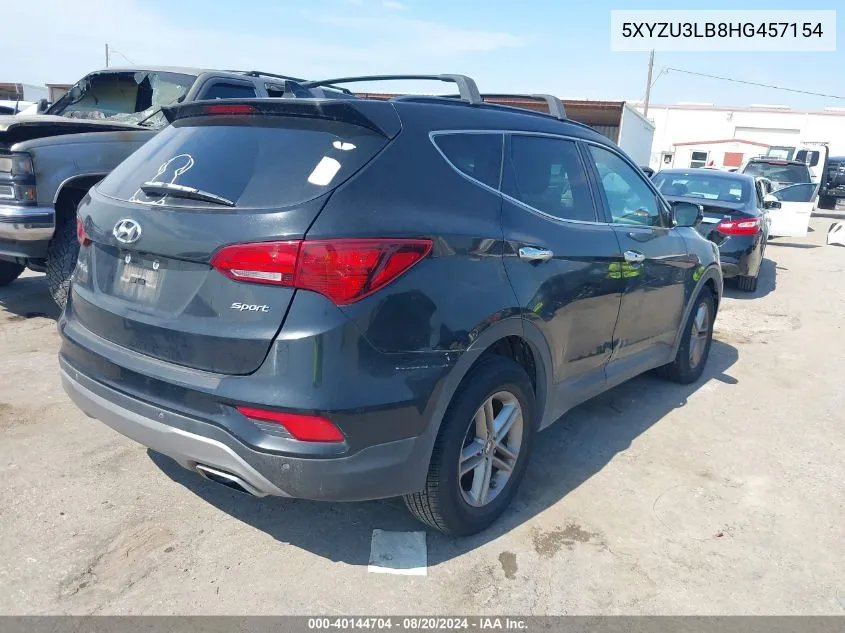 2017 Hyundai Santa Fe Sport VIN: 5XYZU3LB8HG457154 Lot: 40144704