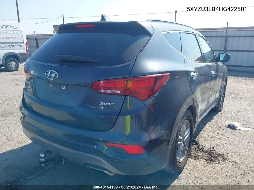 5XYZU3LB4HG422501 2017 Hyundai Santa Fe Sport 2.4L