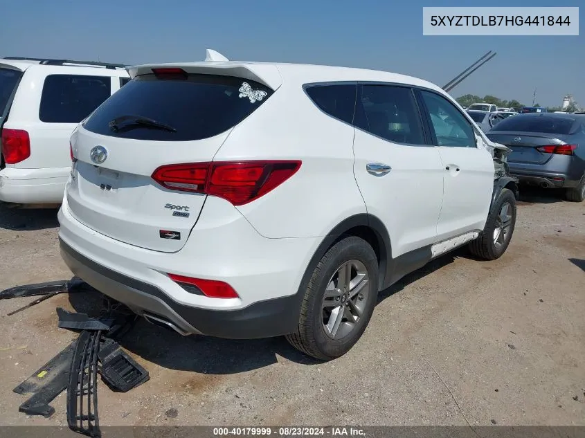 2017 Hyundai Santa Fe Sport 2.4L VIN: 5XYZTDLB7HG441844 Lot: 40179999