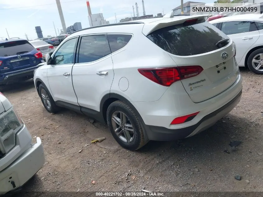 5NMZU3LB7HH000499 2017 Hyundai Santa Fe Sport 2.4L