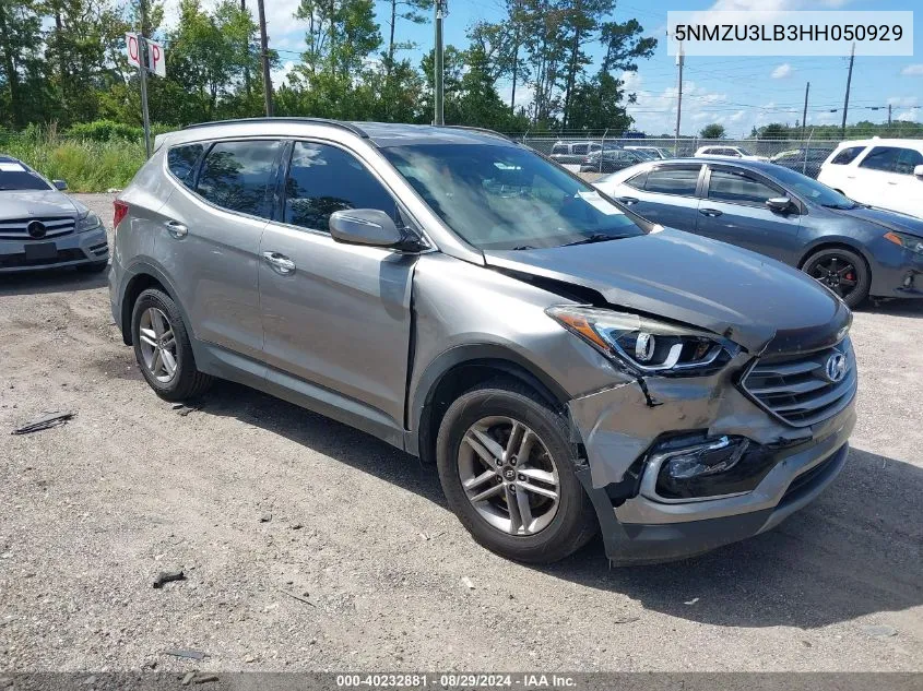 2017 Hyundai Santa Fe Sport 2.4L VIN: 5NMZU3LB3HH050929 Lot: 40232881