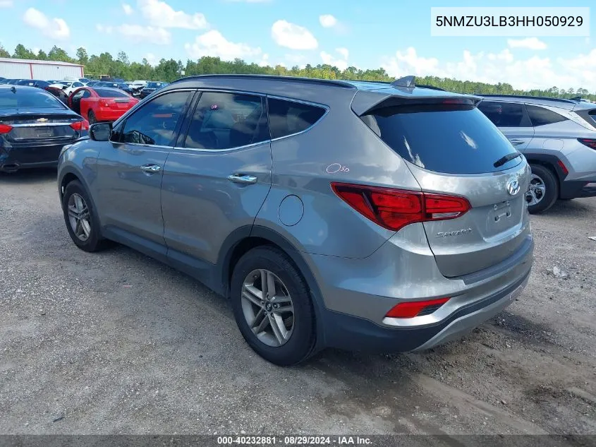 2017 Hyundai Santa Fe Sport 2.4L VIN: 5NMZU3LB3HH050929 Lot: 40232881