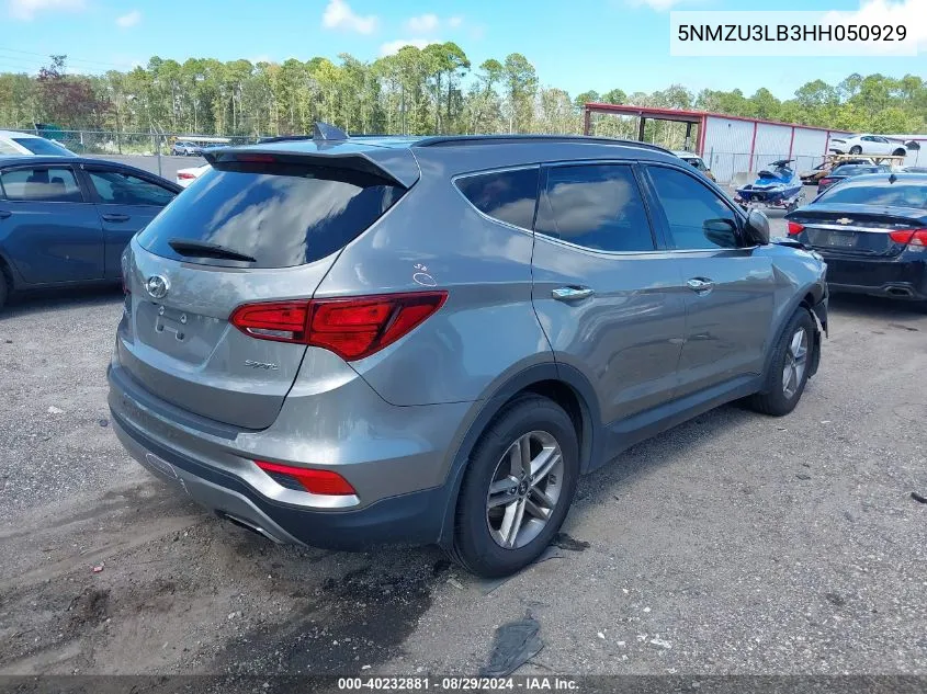 2017 Hyundai Santa Fe Sport 2.4L VIN: 5NMZU3LB3HH050929 Lot: 40232881