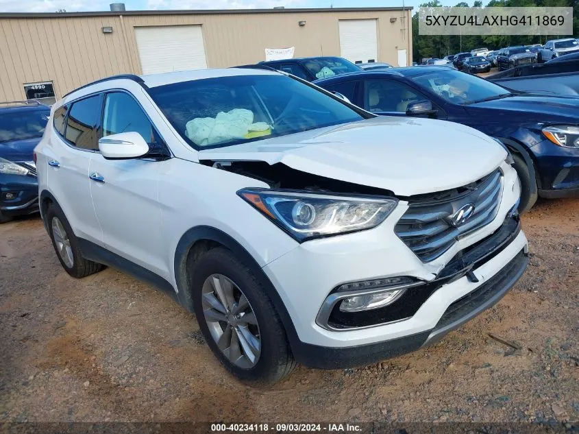 5XYZU4LAXHG411869 2017 Hyundai Santa Fe Sport 2.0T