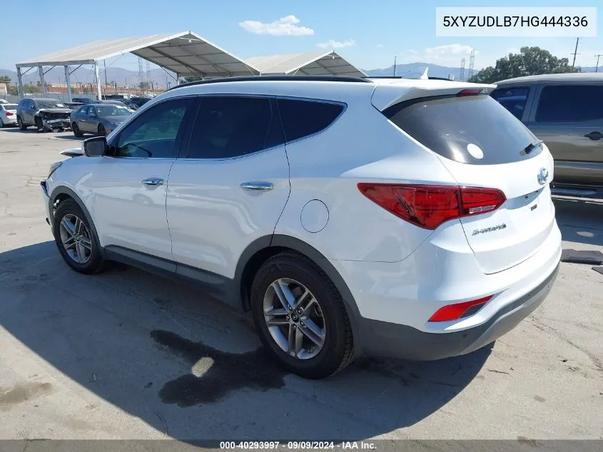 2017 Hyundai Santa Fe Sport 2.4L VIN: 5XYZUDLB7HG444336 Lot: 40293997