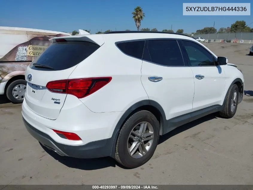 2017 Hyundai Santa Fe Sport 2.4L VIN: 5XYZUDLB7HG444336 Lot: 40293997