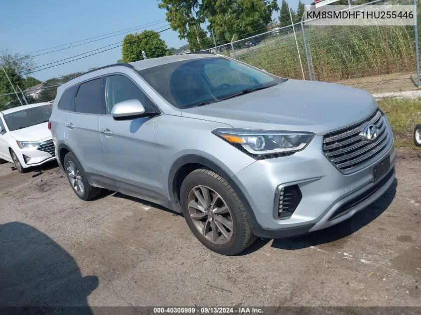 2017 Hyundai Santa Fe Se VIN: KM8SMDHF1HU255446 Lot: 40305989