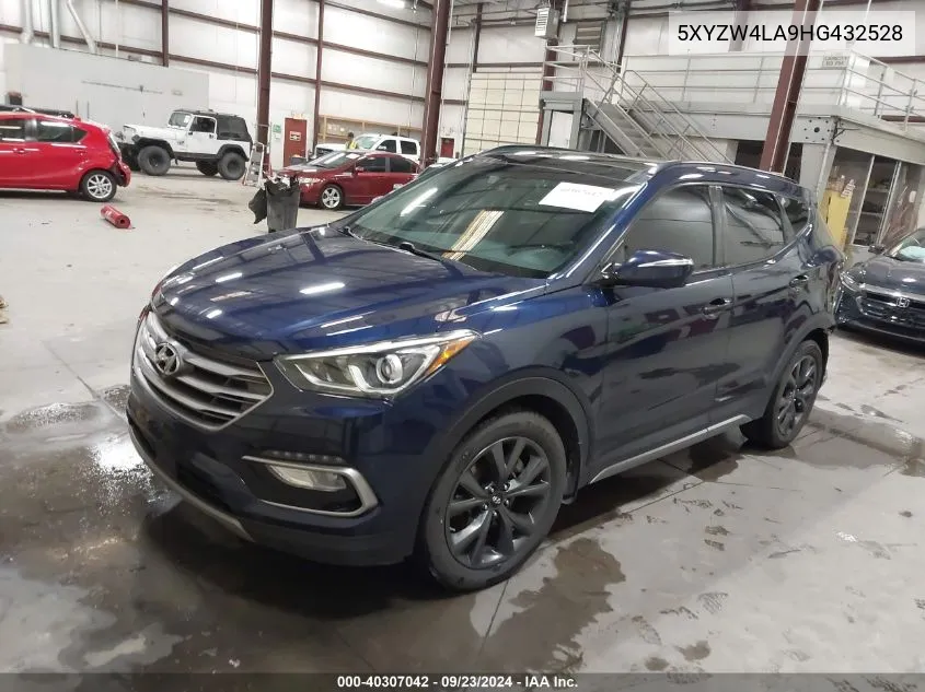 2017 Hyundai Santa Fe Sport 2.0T Ultimate VIN: 5XYZW4LA9HG432528 Lot: 40307042