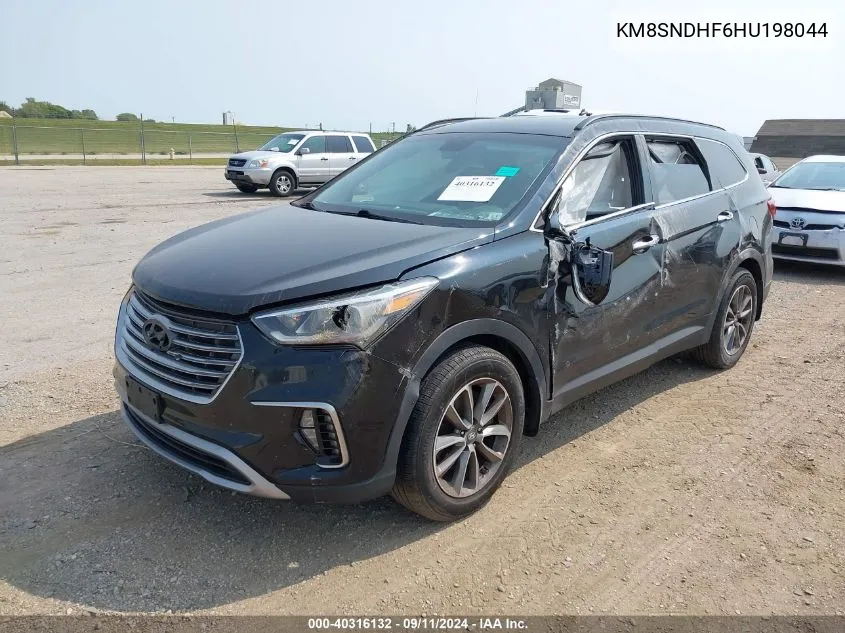 KM8SNDHF6HU198044 2017 Hyundai Santa Fe Se/Limited