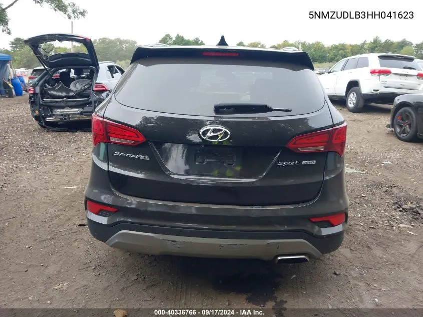 2017 Hyundai Santa Fe Sport VIN: 5NMZUDLB3HH041623 Lot: 40336766