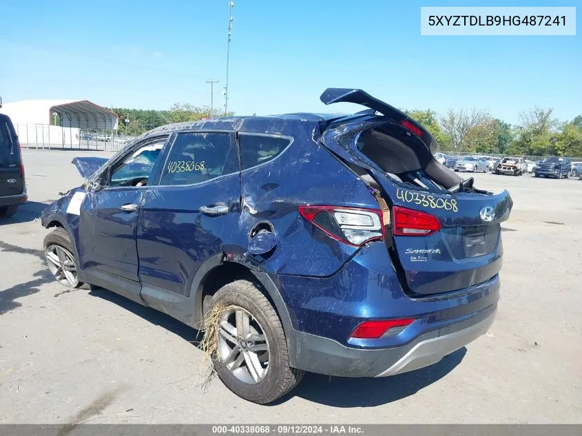 5XYZTDLB9HG487241 2017 Hyundai Santa Fe Sport 2.4L