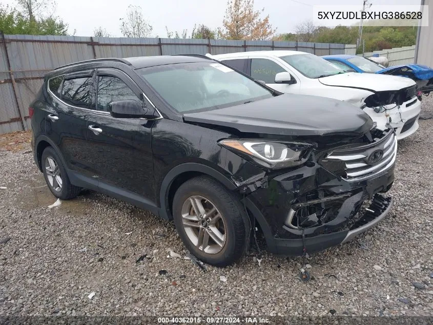 5XYZUDLBXHG386528 2017 Hyundai Santa Fe Sport