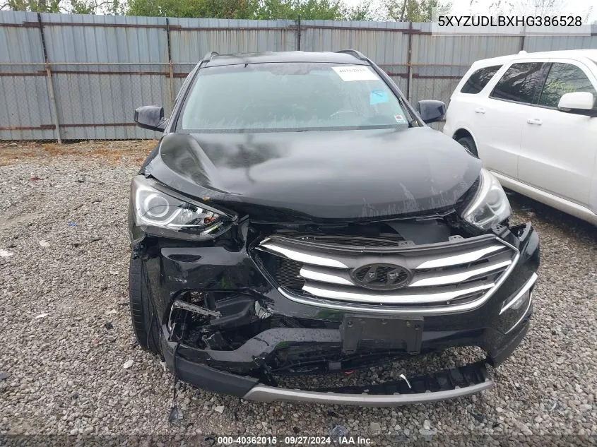 5XYZUDLBXHG386528 2017 Hyundai Santa Fe Sport