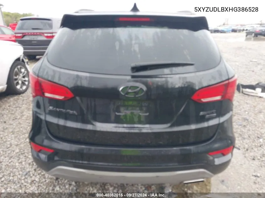 5XYZUDLBXHG386528 2017 Hyundai Santa Fe Sport