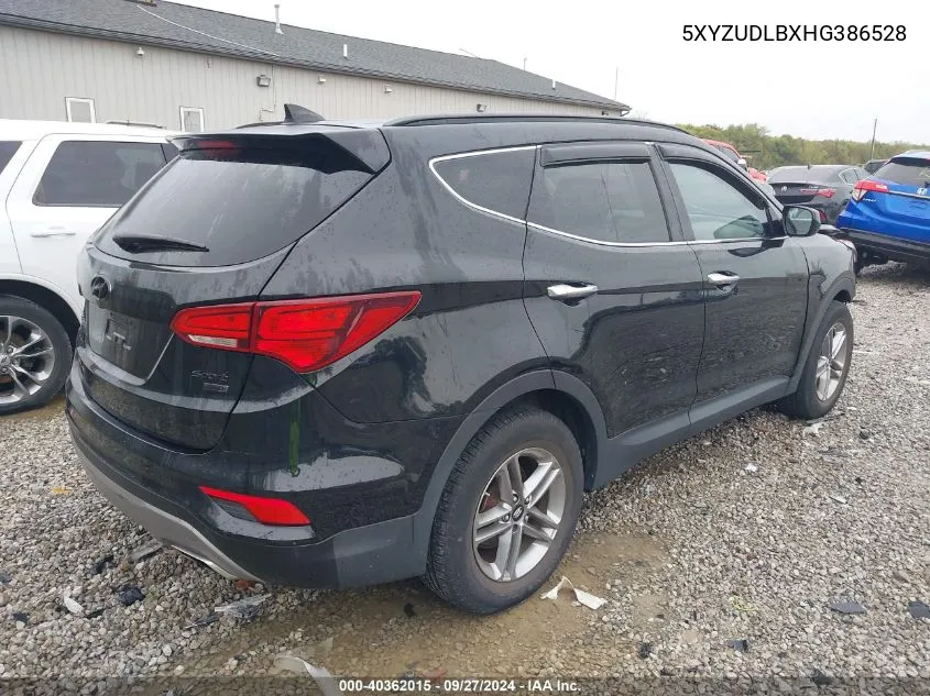 5XYZUDLBXHG386528 2017 Hyundai Santa Fe Sport